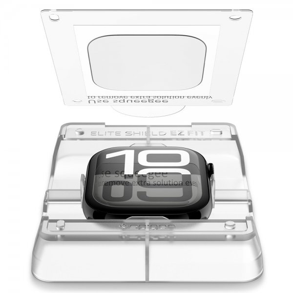 Spigen Apple Watch 42mm (sarja 10/11) Näytönsuoja EliteShield EZ Fit 2-pakkaus