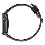 Nomad Apple Watch 44/45/46 mm/Apple Watch Ultra -ranneke Rugged Band Black Hardware Musta