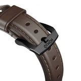 Nomad Apple Watch 44/45/46mm/Apple Watch Ultra -ranneke Traditional Band Black Hardware Rustic Brown