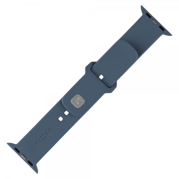 Apple Watch 44/45/46mm ranneke silikoni sporttiremmi vaaleansininen