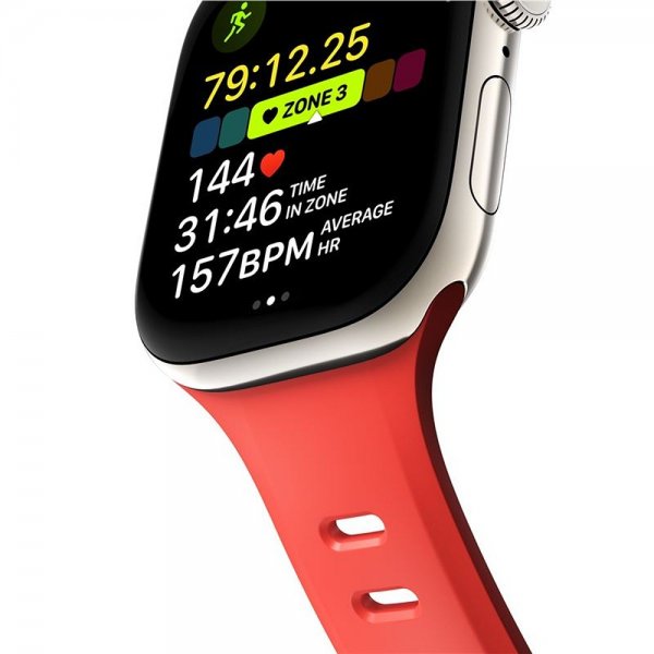 Nomad Apple Watch 44/45/46mm ranneke Tempo Band Crush