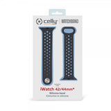 Celly Apple Watch 44/45/46mm ranneke, musta
