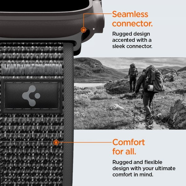 Spigen Apple Watch 44/45/46mm/Ultra 49mm ranneke Athlex Air 2 Active Black Gray