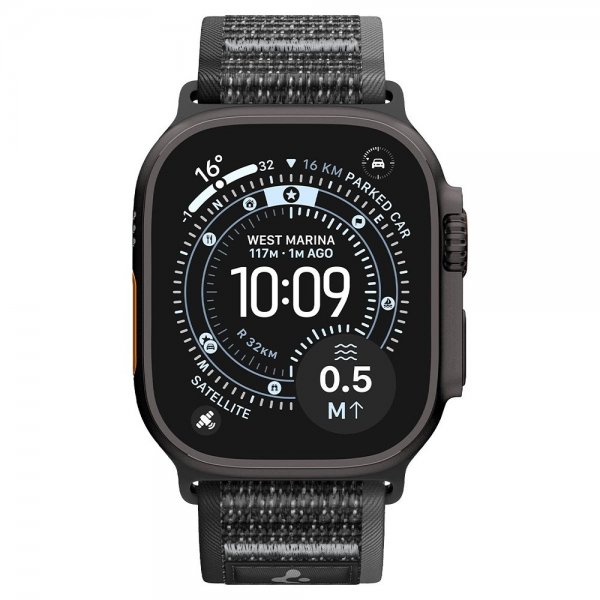 Spigen Apple Watch 44/45/46mm/Ultra 49mm ranneke Athlex Air 2 Active Black Gray