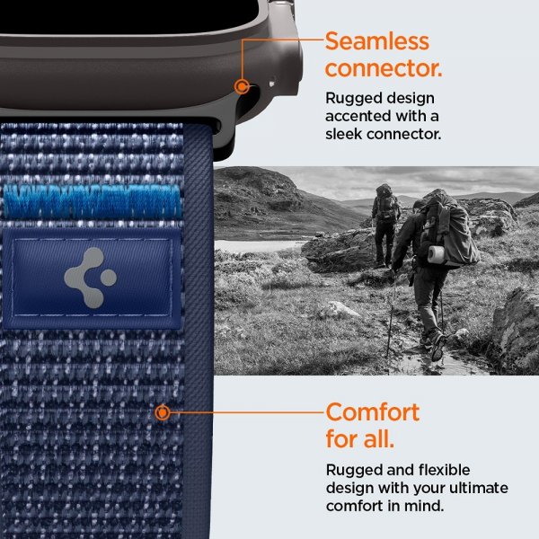 Spigen Apple Watch 44/45/46mm/Ultra 49mm ranneke Athlex Air 2 Active Navy