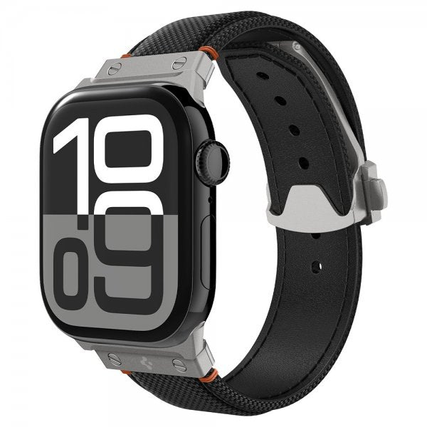 Spigen Apple Watch 44/45/46mm/Ultra 49mm ranneke Classic Fit Musta