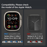 Spigen Apple Watch 44/45/46mm/Ultra 49mm ranneke Classic Fit Musta