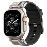Spigen Apple Watch 44/45/46mm/Ultra 49mm ranneke DuraPro Armor PU musta