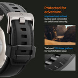 Spigen Apple Watch 44/45/46mm/Ultra 49mm ranneke DuraPro Armor PU musta