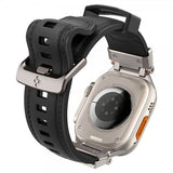 Spigen Apple Watch 44/45/46mm/Ultra 49mm ranneke DuraPro Armor PU musta