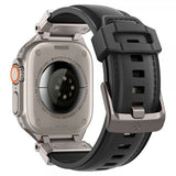 Spigen Apple Watch 44/45/46mm/Ultra 49mm ranneke DuraPro Armor PU musta