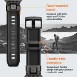 Spigen Apple Watch 44/45/46/49mm ranneke DuraPro Armor Musta