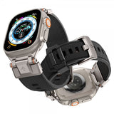 Spigen Apple Watch 44/45/46/49mm ranneke DuraPro Armor Musta