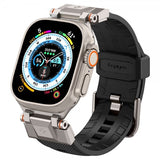 Spigen Apple Watch 44/45/46/49mm ranneke DuraPro Armor Musta