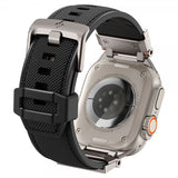 Spigen Apple Watch 44/45/46/49mm ranneke DuraPro Armor Musta