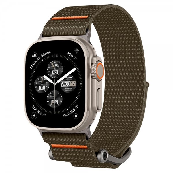 Spigen Apple Watch 44/45/46mm/Ultra 49mm ranneke DuraPro Flex Khaki