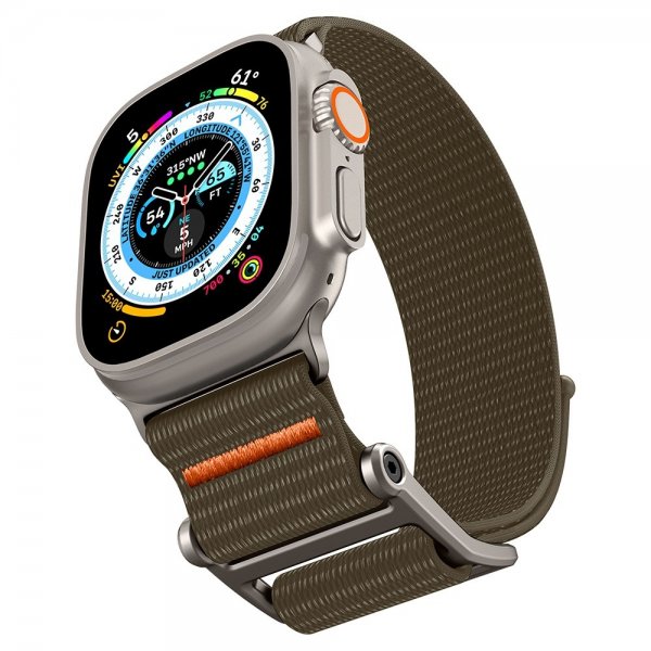 Spigen Apple Watch 44/45/46mm/Ultra 49mm ranneke DuraPro Flex Khaki