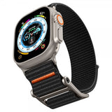 Spigen Apple Watch 44/45/46mm/Ultra 49mm ranneke DuraPro Flex Musta