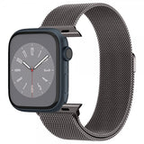 Spigen Apple Watch 44/45/46mm/Ultra 49mm -ranneke, Metal Fit Graphite