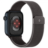 Spigen Apple Watch 44/45/46mm/Ultra 49mm -ranneke, Metal Fit Graphite
