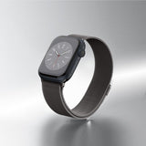 Spigen Apple Watch 44/45/46mm/Ultra 49mm -ranneke, Metal Fit Graphite