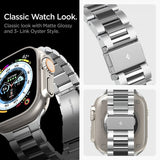 Spigen Apple Watch 44/45/46mm/Ultra 49mm ranneke Modern Fit 316L Silver