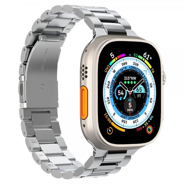 Spigen Apple Watch 44/45/46mm/Ultra 49mm ranneke Modern Fit 316L Silver