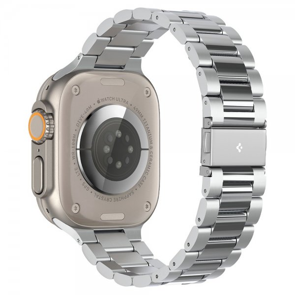Spigen Apple Watch 44/45/46mm/Ultra 49mm ranneke Modern Fit 316L Silver