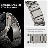 Spigen Apple Watch 44/45/46mm/Ultra 49mm ranneke Modern Fit titaani Natural Titanium