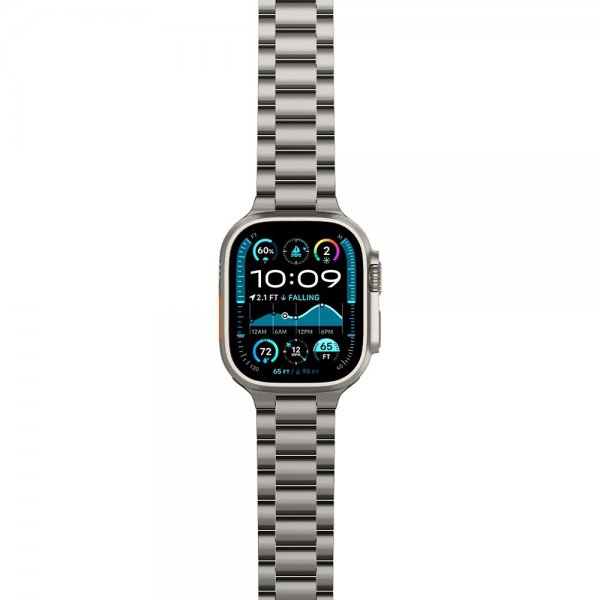 Spigen Apple Watch 44/45/46mm/Ultra 49mm ranneke Modern Fit titaani Natural Titanium
