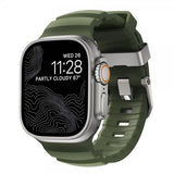 Nomad Apple Watch 44/45/46mm/Ultra 49mm ranneke Rocky Point Natural Forest