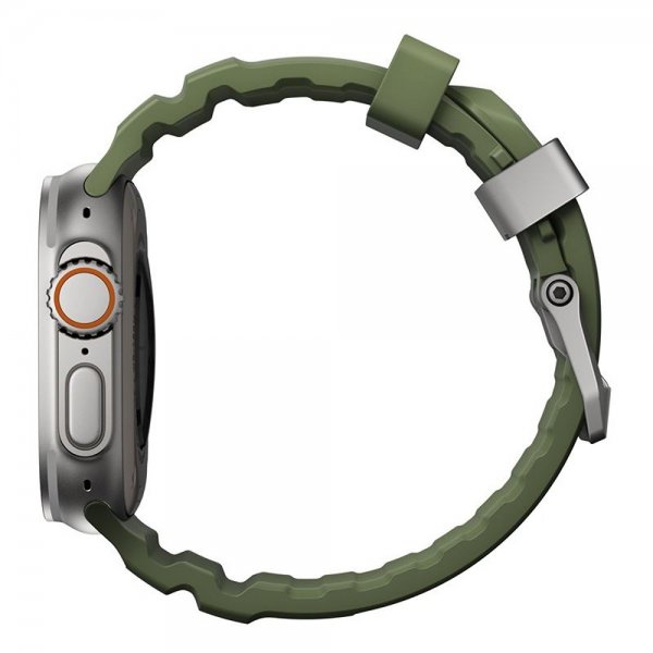 Nomad Apple Watch 44/45/46mm/Ultra 49mm ranneke Rocky Point Natural Forest