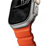 Nomad Apple Watch 44/45/46mm/Ultra 49mm ranneke Rocky Point Natural Magma