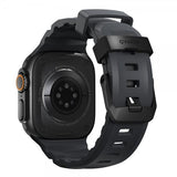 Nomad Apple Watch 44/45/46mm/Ultra 49mm ranneke Rocky Point, musta Storm