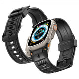 Spigen Apple Watch 44/45/46mm/Ultra 49mm ranneke Rugged Ultra Matte Black