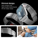 Spigen Apple Watch 44/45/46mm/Ultra 49mm ranneke Sleek Link, hopea
