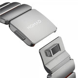 Nomad Apple Watch 44/45/46mm/Ultra 49mm ranneke Stratos Band Natural Ultra Orange