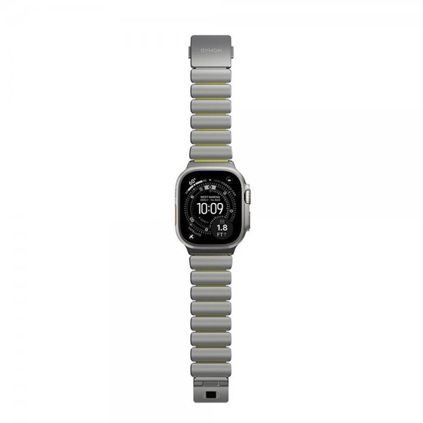 Nomad Apple Watch 44/45/46mm/Ultra 49mm ranneke Stratos Band Natural Volt