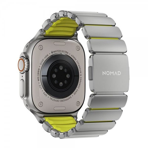 Nomad Apple Watch 44/45/46mm/Ultra 49mm ranneke Stratos Band Natural Volt