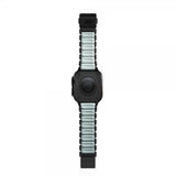 Nomad Apple Watch 44/45/46mm/Ultra 49mm ranneke Stratos Band Musta Icy Blue Glow