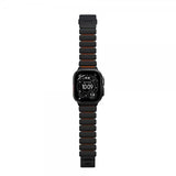 Nomad Apple Watch 44/45/46mm/Ultra 49mm ranneke Stratos Band, musta