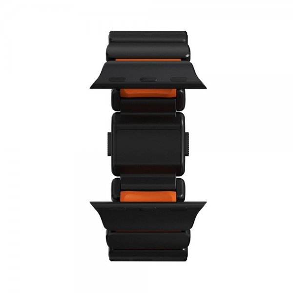 Nomad Apple Watch 44/45/46mm/Ultra 49mm ranneke Stratos Band, musta
