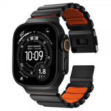 Nomad Apple Watch 44/45/46mm/Ultra 49mm ranneke Stratos Band, musta