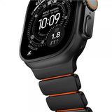 Nomad Apple Watch 44/45/46mm/Ultra 49mm ranneke Stratos Band, musta