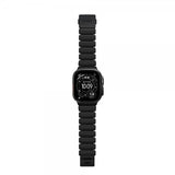 Nomad Apple Watch 44/45/46mm/Ultra 49mm ranneke Stratos Band Musta Ultra Oranssi