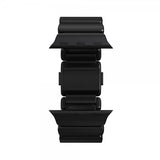 Nomad Apple Watch 44/45/46mm/Ultra 49mm ranneke Stratos Band Musta Ultra Oranssi