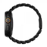 Nomad Apple Watch 44/45/46mm/Ultra 49mm ranneke Stratos Band Musta Ultra Oranssi