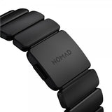 Nomad Apple Watch 44/45/46mm/Ultra 49mm ranneke Stratos Band Musta Ultra Oranssi