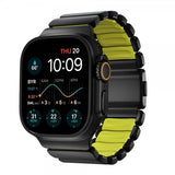 Nomad Apple Watch 44/45/46mm/Ultra 49mm ranneke Stratos Band Musta Volt