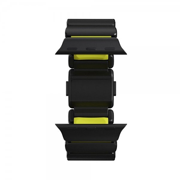 Nomad Apple Watch 44/45/46mm/Ultra 49mm ranneke Stratos Band Musta Volt